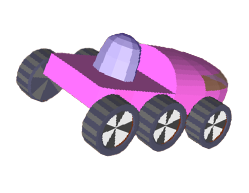 Mars Patrol pink car