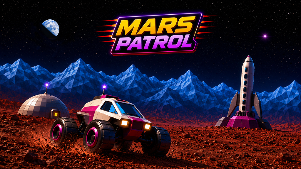 Mars Patrol arcade game artwork